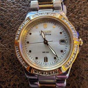 Citizen Women's Two-Tone Crystal Watch